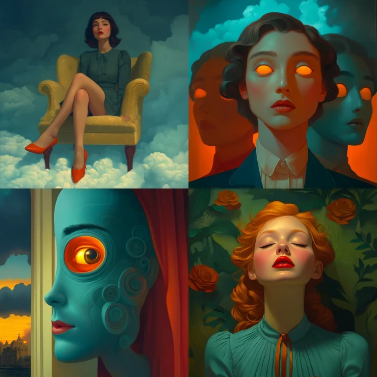 Surreal Light and Shadow Contrast - Midjourney style sref code