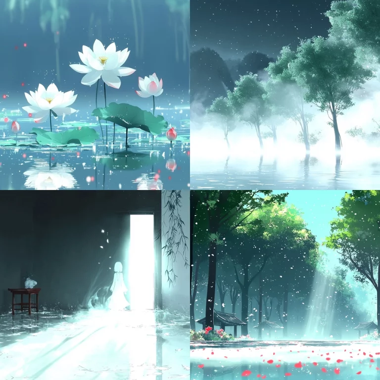 Luminous Cyan Serenity - Midjourney style sref code