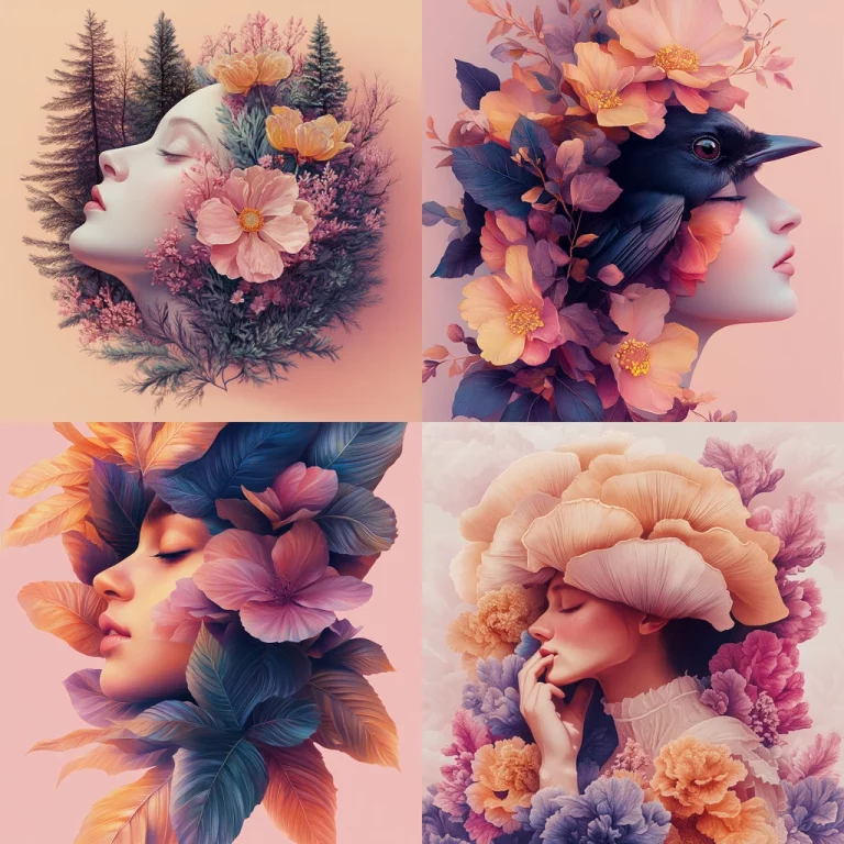 Pastel Floral Harmony - Midjourney style sref code