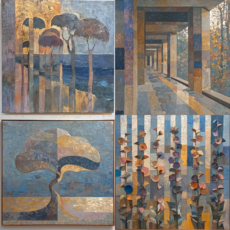 Textured Earth Tones - Midjourney style sref code