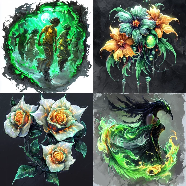 Vivid Neon Surreal Bloom - Midjourney style sref code