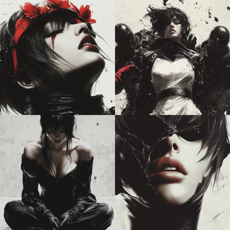 Monochromatic Contrast Elegance - Midjourney style sref code