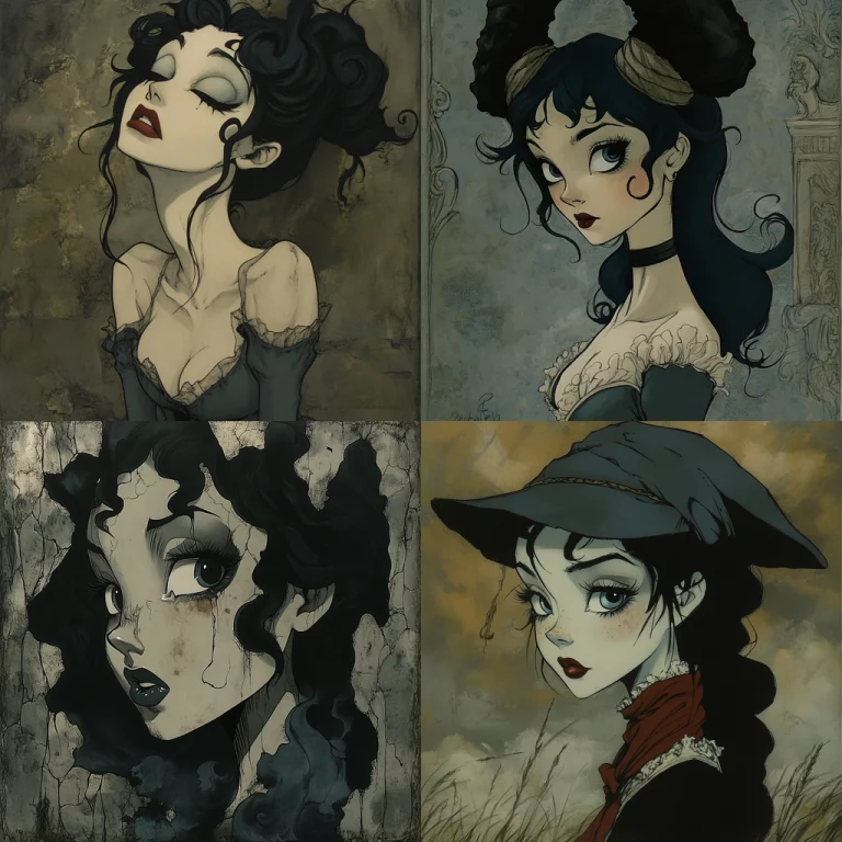 Textured Dimensional Portraits - Midjourney style sref code