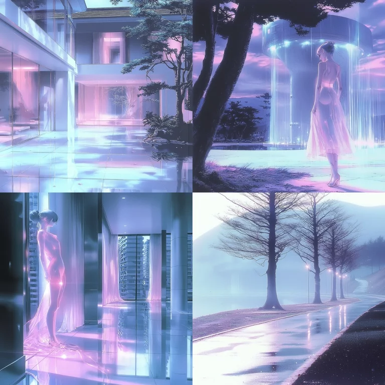 Pastel Glowing Reflection - Midjourney style sref code