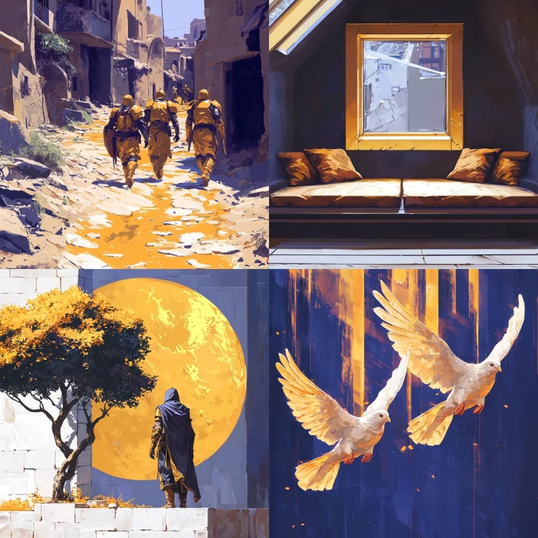 Warm Ember Urban Illumination - Midjourney style sref code