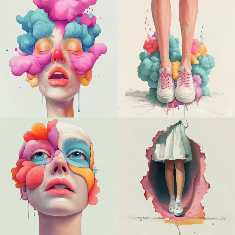 Vivid Pastel Surrealism - Midjourney style sref code