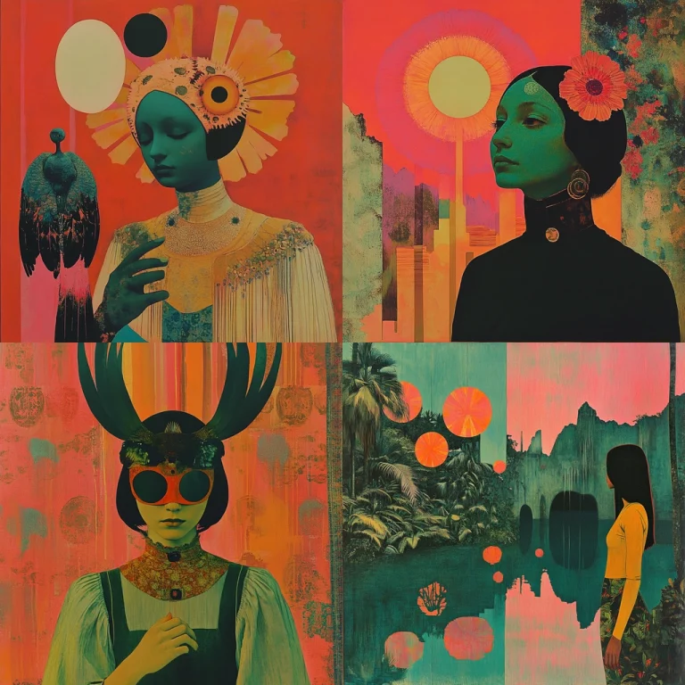 Vivid Surreal Landscapes - Midjourney style sref code