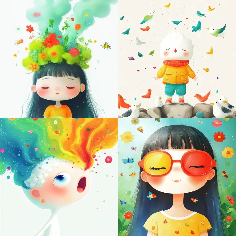 Vibrant Whimsical Expression - Midjourney style sref code