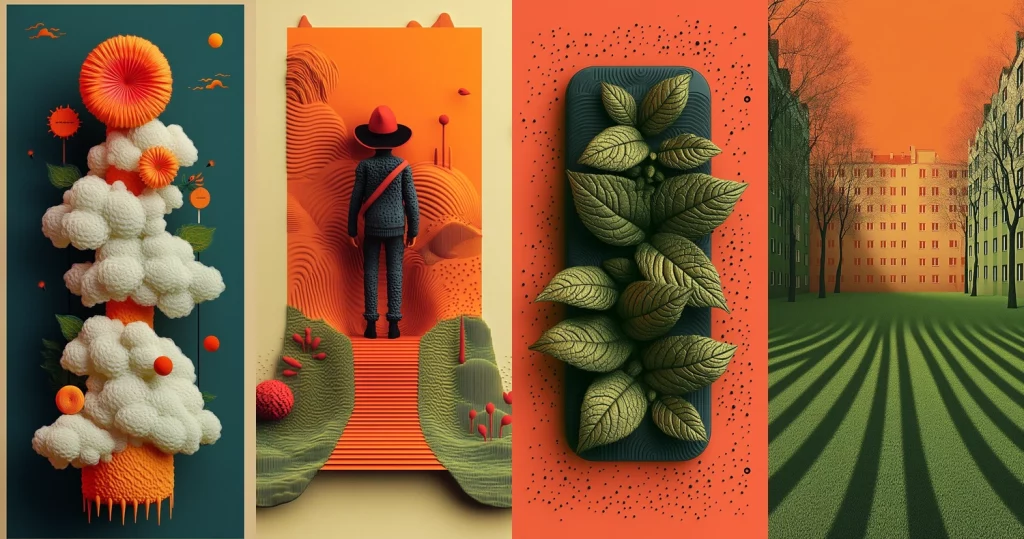 Textured Vibrant Surfaces - Midjourney style sref code