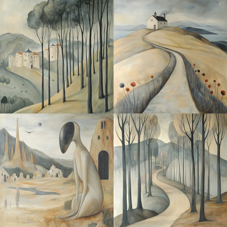 Muted Landscape Expression - Midjourney style sref code