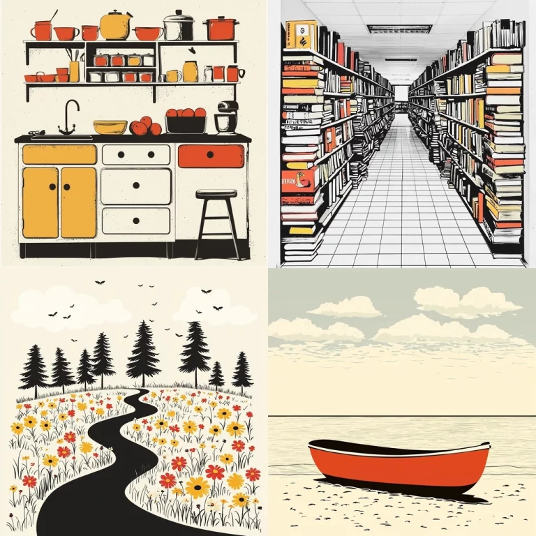 Muted Primary Retro - Midjourney style sref code