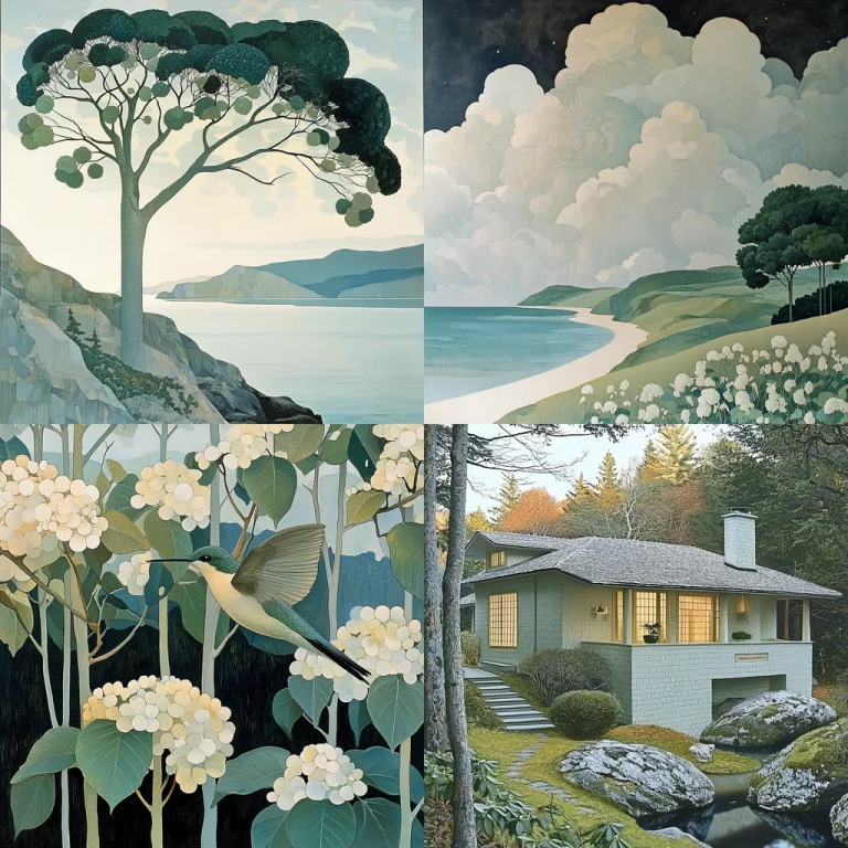 Pastel Scenic Harmony - Midjourney style sref code