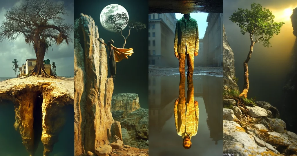 Surreal Reflection Lighting - Midjourney style sref code