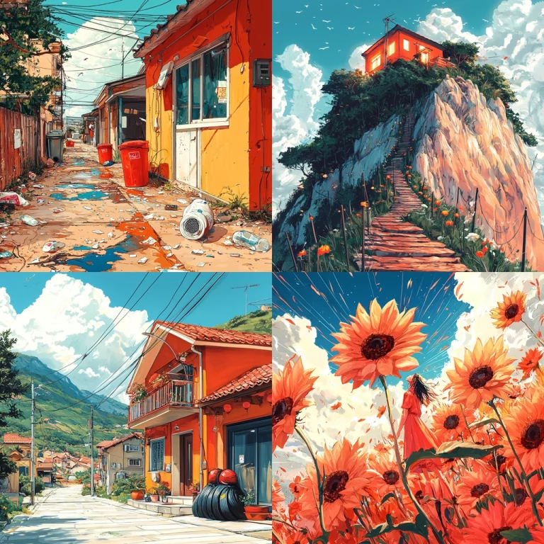 Vibrant Textured Lighting Realism - Midjourney style sref code