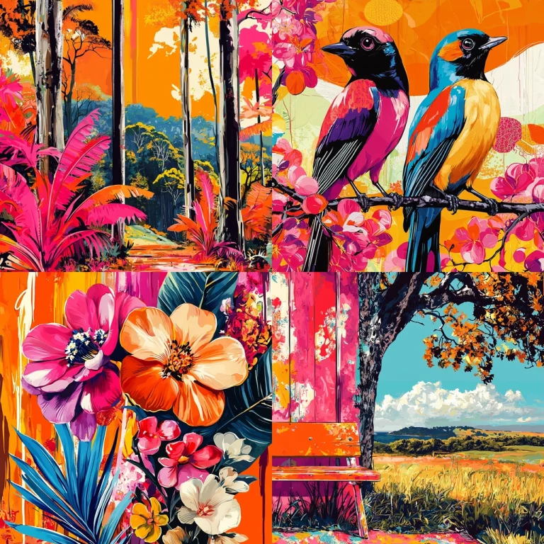 Vibrant Nature Contrast - Midjourney style sref code