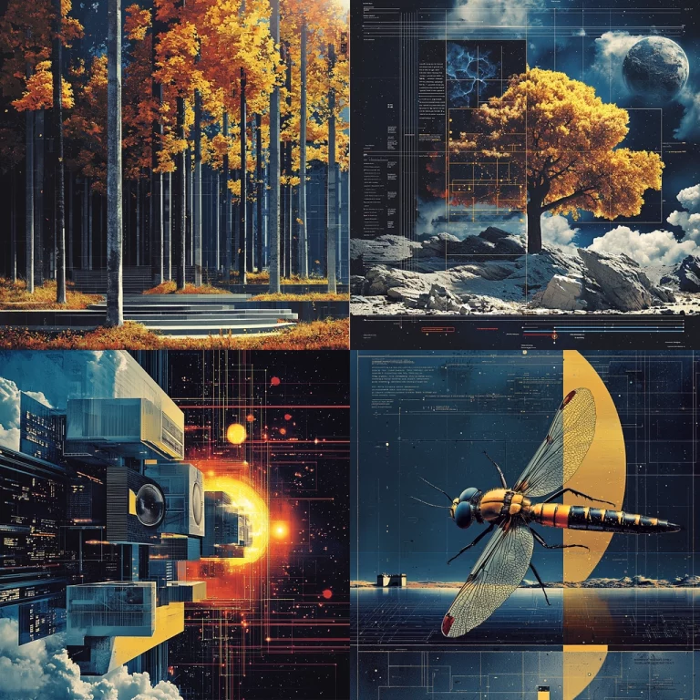 Techno-Natural Structuring - Midjourney style sref code