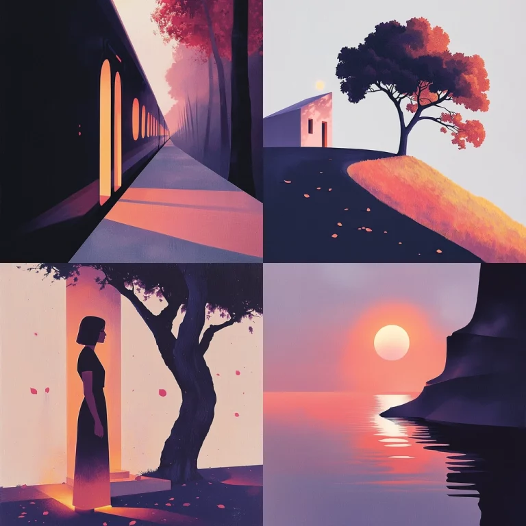 Muted Sunset Tones - Midjourney style sref code