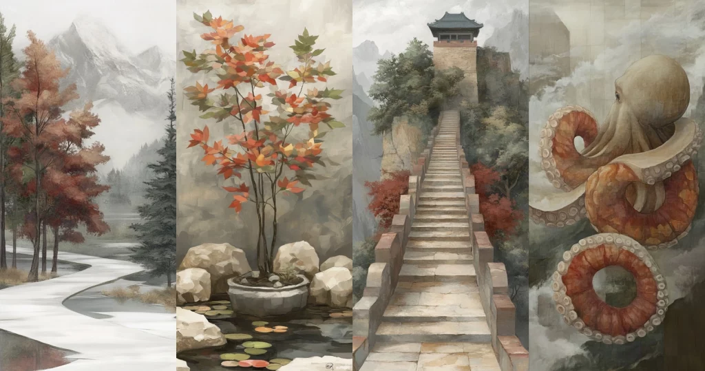 Autumnal Misty Hues - Midjourney style sref code