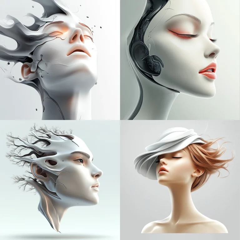 Fluid Motion with Organic Textures - Midjourney style sref code