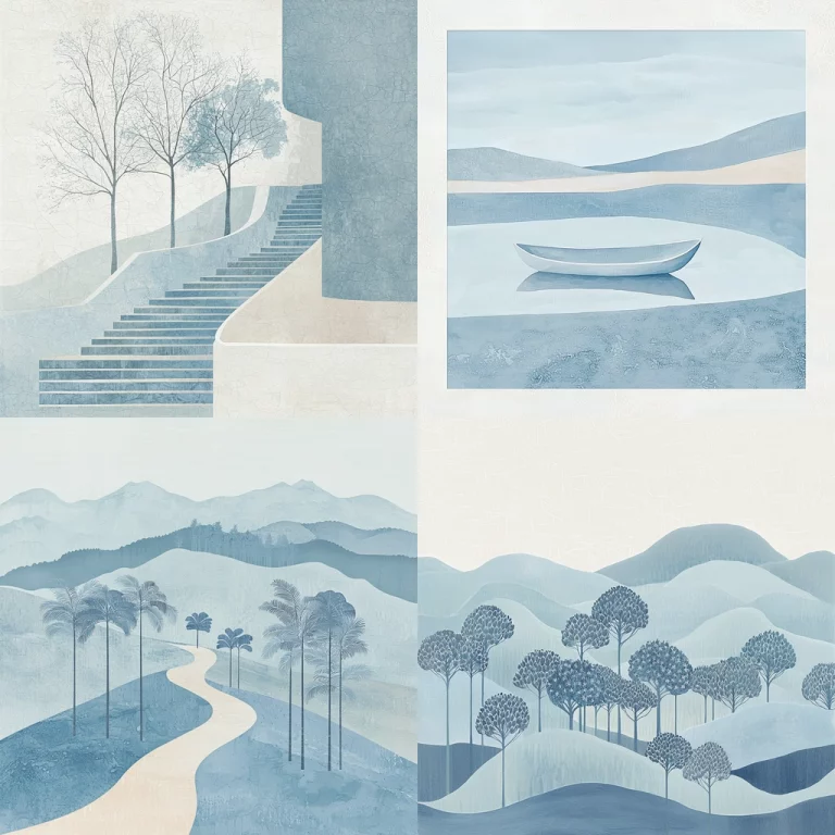 Monochrome Quiet Textures - Midjourney style sref code