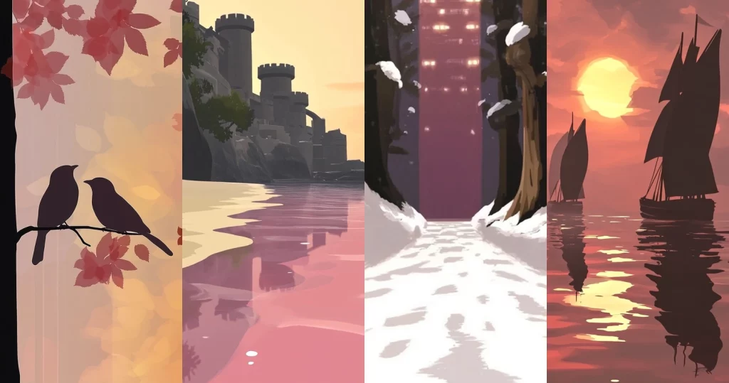 Pastel Gradient Contrast - Midjourney style sref code