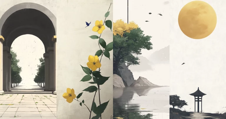 Minimalist Natural Palette Fusion - Midjourney style sref code