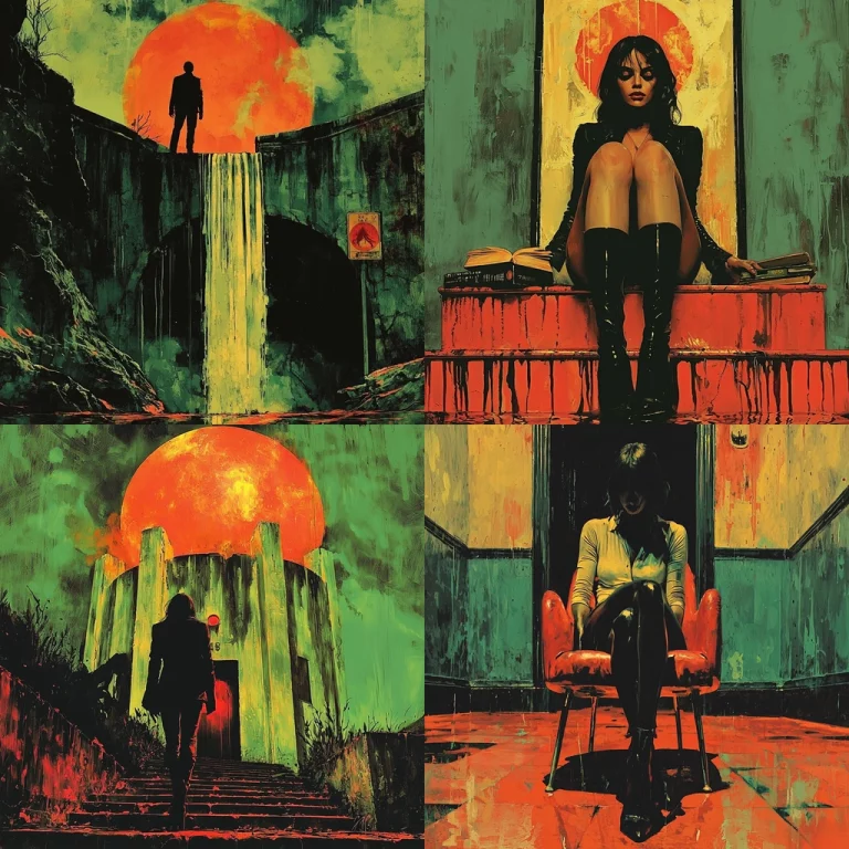 Vivid Shadowed Imagery - Midjourney style sref code