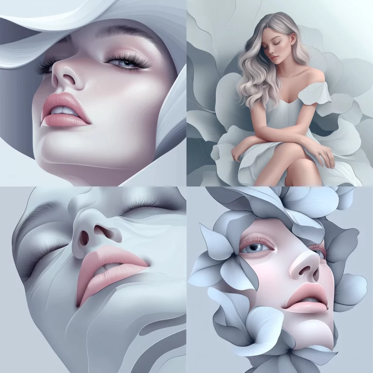 Monochrome Smooth Texture - Midjourney style sref code