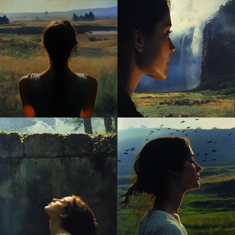 Soft Sunlit Impression - Midjourney style sref code