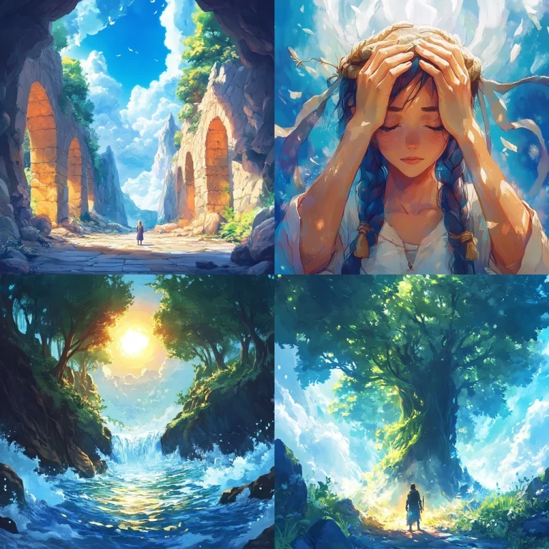 Vibrant Light and Nature Fantasy - Midjourney style sref code