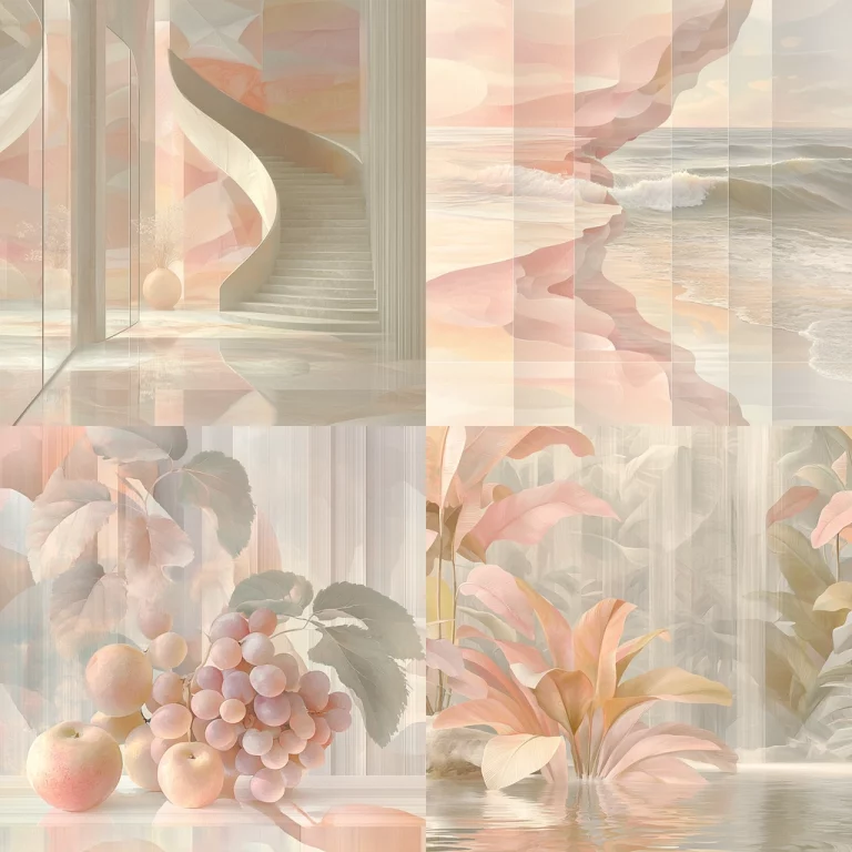 Pastel Gradient Reflections - Midjourney style sref code