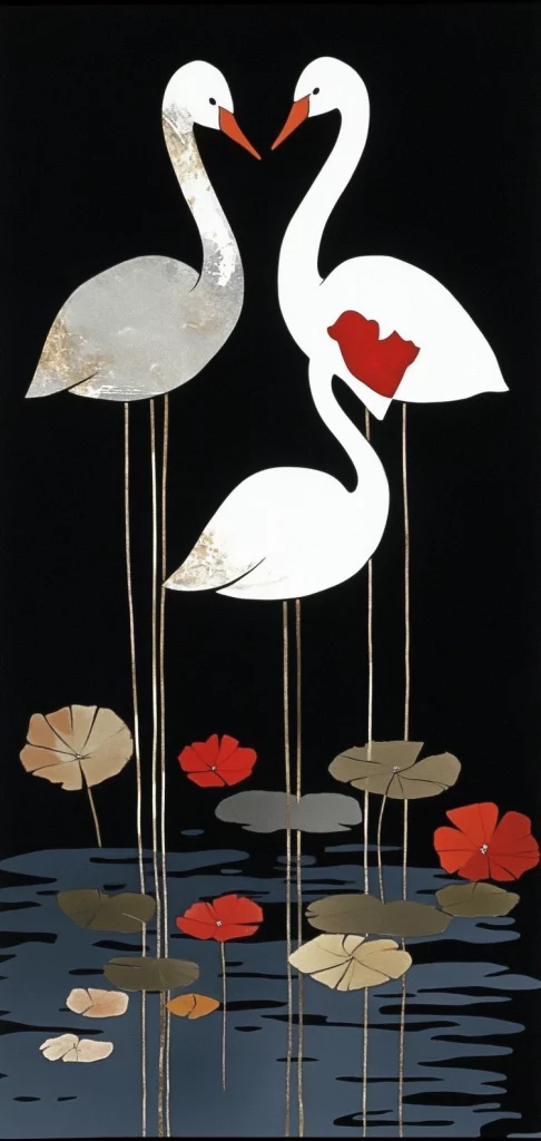 Dark Vertical Composition - Modernism