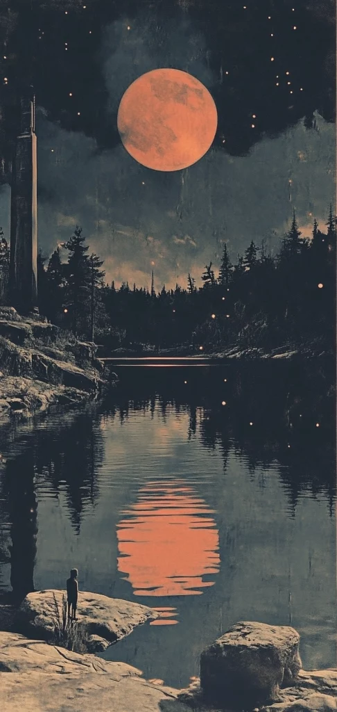 Sepia Nighttime Glow - Gothic