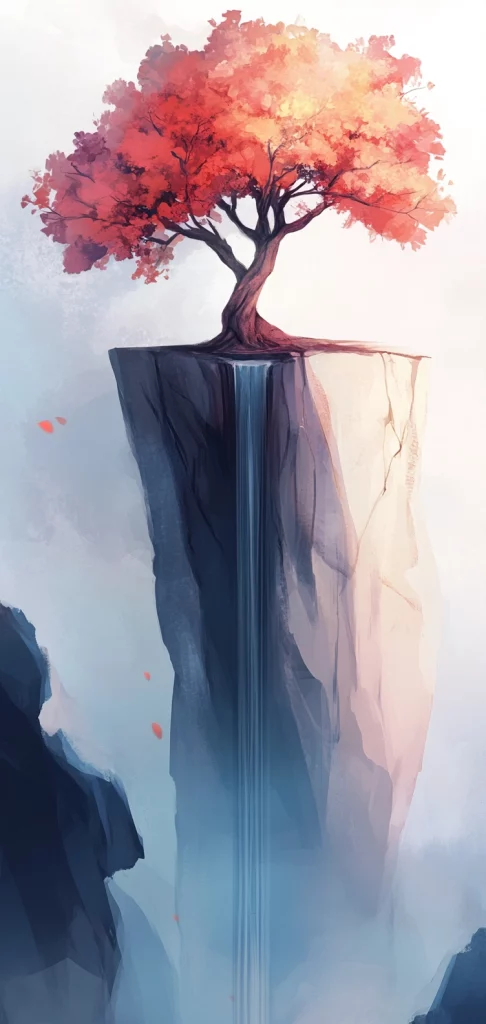 Warm Pastel Serenity - Illustration