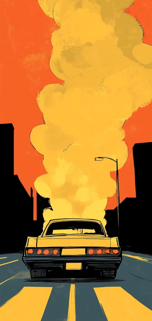 Vibrant Shadowed Contrast - Illustration