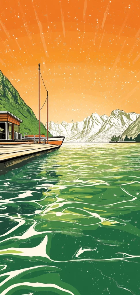 Bold Color and Texture Illustration - Modernism