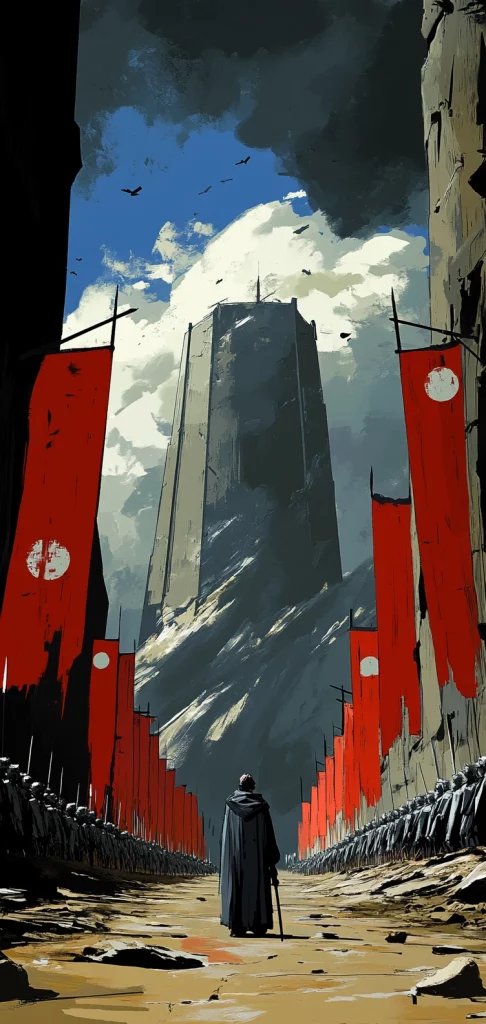 Bold Contrasts and Dramatic Landscape - Oil Painting