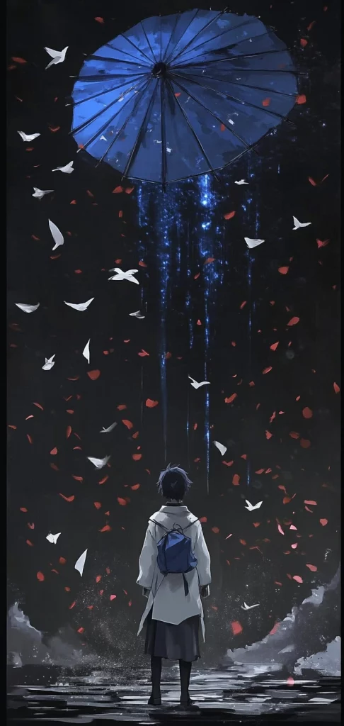 Cool Toned Contrast with Bold Red - Cool Tone