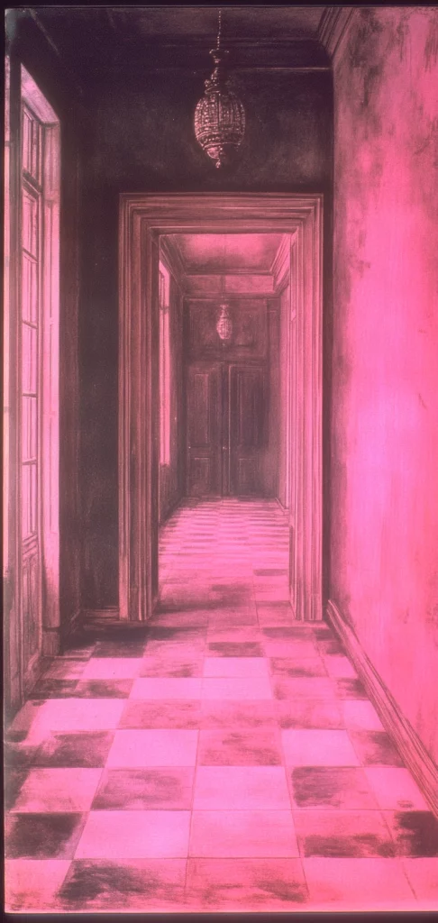 Intense Pink Lighting - Surrealism