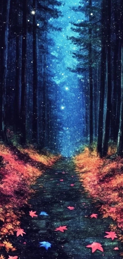 Luminous Nightscapes - High Contrast