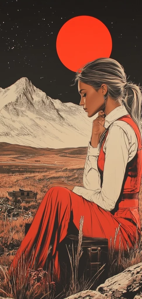 Vivid Red Contrast - High Contrast