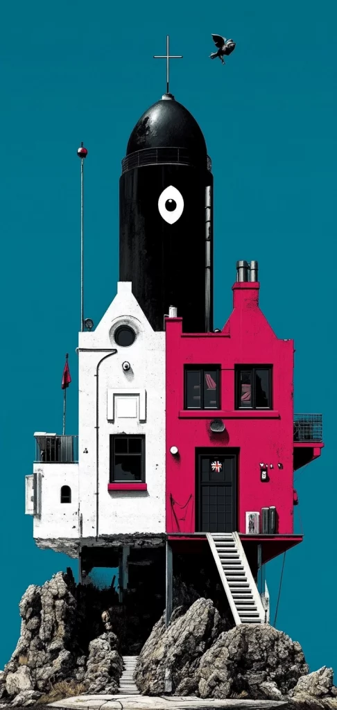 Bold Contrast Surrealism - Pop Art