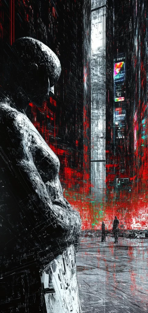 Monochrome Red Contrast - Monochrome