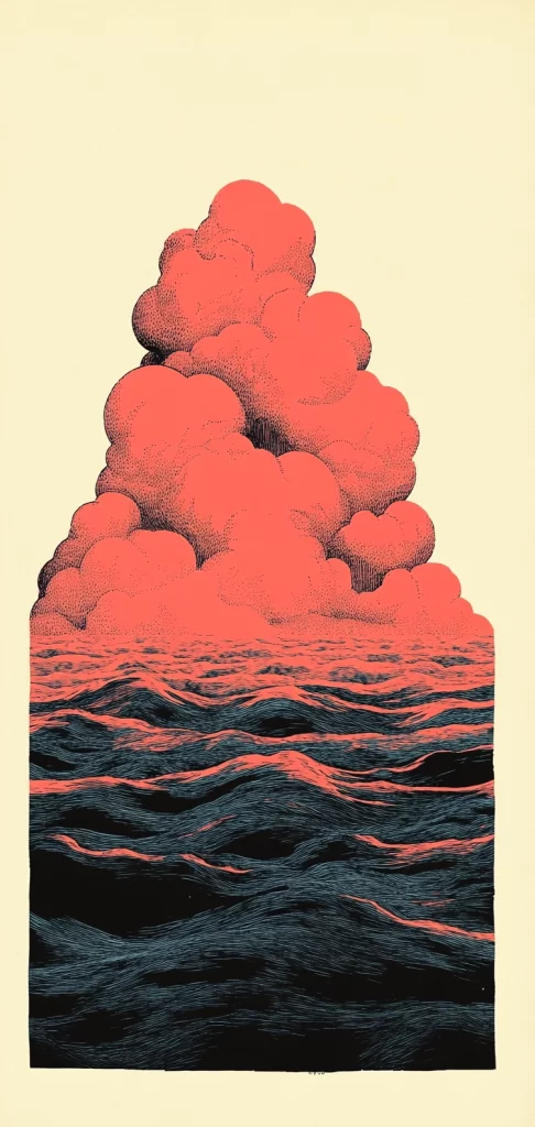 High Contrast Natural Forms - Illustration