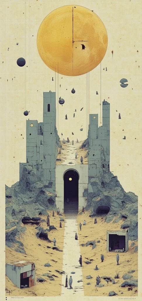 Surreal Minimalist Composition - Surrealism