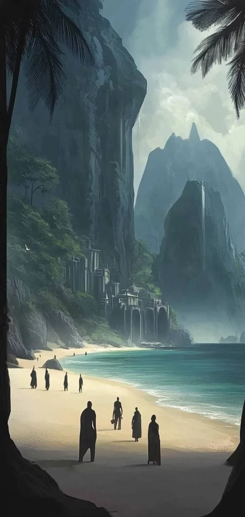 Cool Hued Ethereal Landscapes - Natural