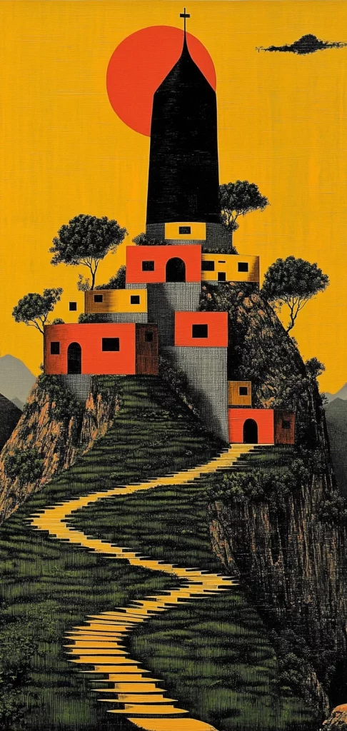 Bold Geometric Color Blocks - Modernism