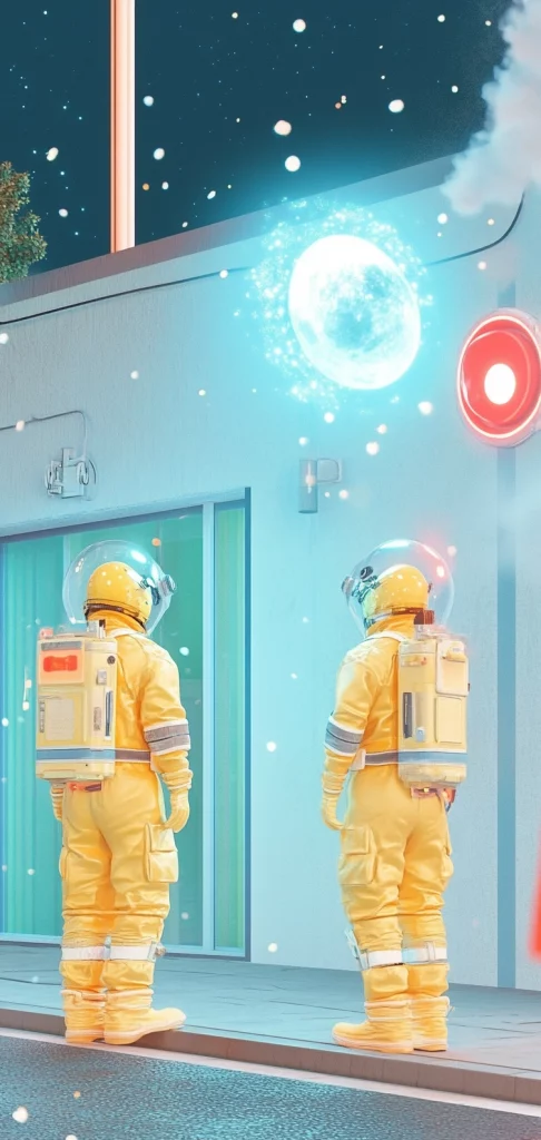 Vibrant Pastel Surrealism - Cool Tone