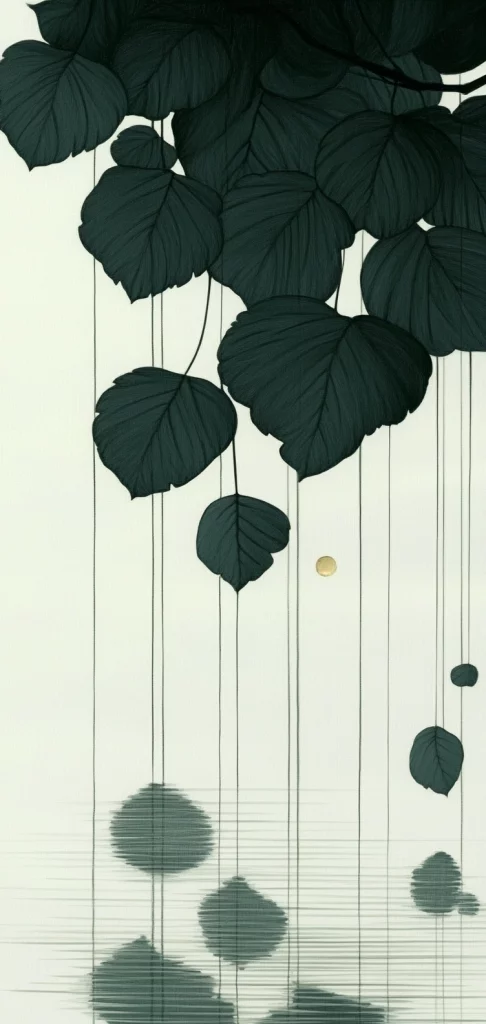 Muted Botanical Harmony - Illustration