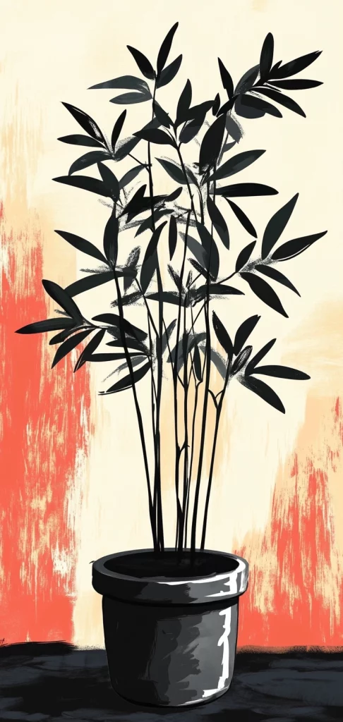 Red Black Contrast - Modernism